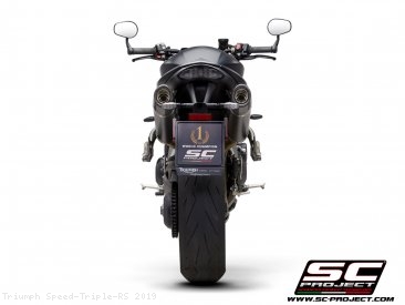 Oval Exhaust by SC-Project Triumph / Speed Triple RS / 2019