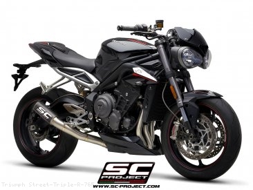 CR-T Exhaust by SC-Project Triumph / Street Triple R 765 / 2021