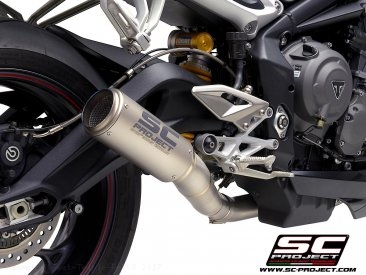 CR-T Exhaust by SC-Project Triumph / Street Triple R 765 / 2017