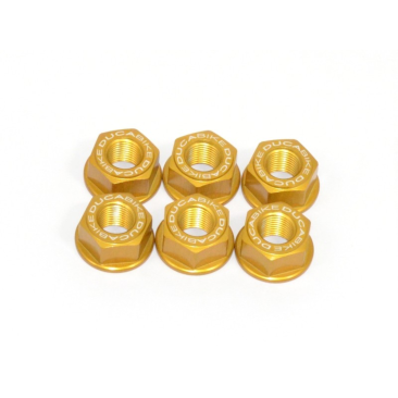 6 Piece Rear Sprocket Carrier Flange Nut Set by Ducabike