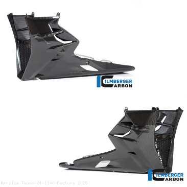 Carbon Fiber Bellypan by Ilmberger Carbon Aprilia / Tuono V4