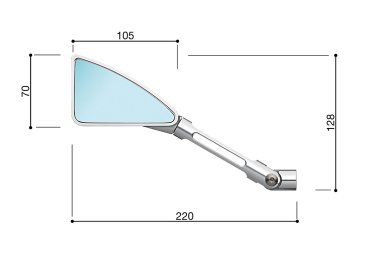 Rizoma Tomok Universal Mirror