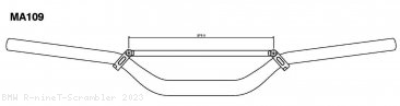 Handlebar Crossbar by Rizoma BMW / R nineT Scrambler / 2023