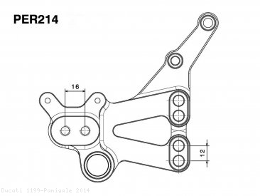 "RRC" Rearsets by Rizoma Ducati / 1199 Panigale / 2014