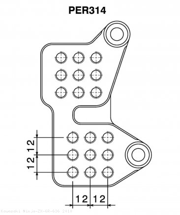 "RRC" Rearsets by Rizoma Kawasaki / Ninja ZX-6R 636 / 2010