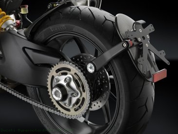 Side Arm Tail Tidy License Plate Kit by Rizoma Ducati / Hypermotard 821 SP / 2015