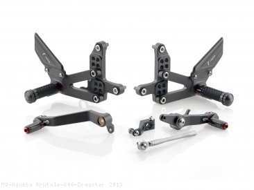 "RRC" Rearsets by Rizoma MV Agusta / Brutale 800 Dragster / 2013