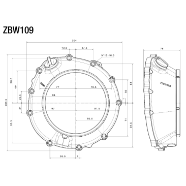 Clear Clutch Cover by Rizoma