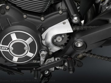 Aluminum Sprocket Cover by Rizoma Ducati / Scrambler 800 Cafe Racer / 2019