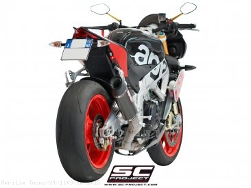 Race Oval Exhaust by SC-Project Aprilia / Tuono V4 1100 RR / 2015