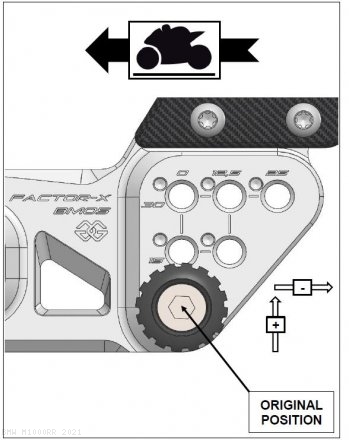 FXR Adjustable Rearsets by Gilles Tooling BMW / M1000RR / 2021