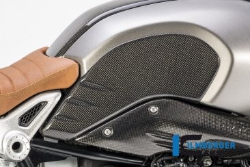 Carbon Fiber Side Tank Cover by Ilmberger Carbon BMW / R nineT Urban GS / 2018
