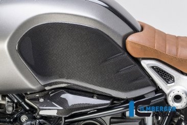 Carbon Fiber Side Tank Cover by Ilmberger Carbon BMW / R nineT Urban GS / 2022