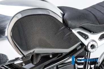 Carbon Fiber Side Tank Cover by Ilmberger Carbon BMW / R nineT Urban GS / 2019