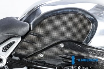 Carbon Fiber Side Tank Cover by Ilmberger Carbon BMW / R nineT Urban GS / 2023