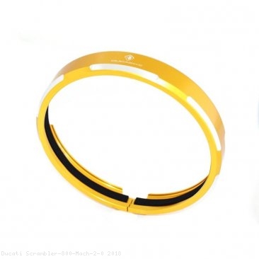 Billet Aluminum Headlight Trim Ring by Ducabike Ducati / Scrambler 800 Mach 2.0 / 2018