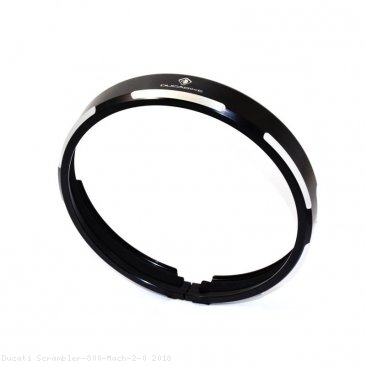 Billet Aluminum Headlight Trim Ring by Ducabike Ducati / Scrambler 800 Mach 2.0 / 2018