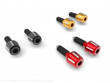 Billet Aluminum Bar Ends by Ducabike Ducati / Hypermotard 1100 EVO SP / 2012