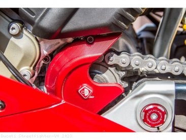 Billet Aluminum Sprocket Cover by Ducabike Ducati / Streetfighter V4 / 2023