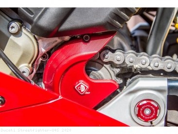 Billet Aluminum Sprocket Cover by Ducabike Ducati / Streetfighter V4S / 2020