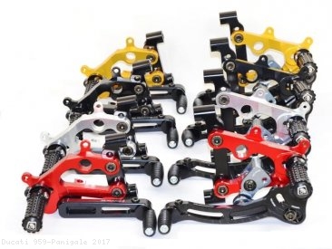 Type 3 Adjustable SBK Rearsets by Ducabike Ducati / 959 Panigale / 2017