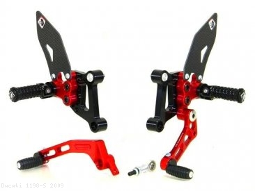 Adjustable SP Rearsets by Ducabike Ducati / 1198 S / 2009