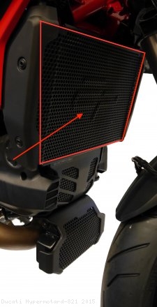 Radiator Guard by Evotech Performance Ducati / Hypermotard 821 / 2015