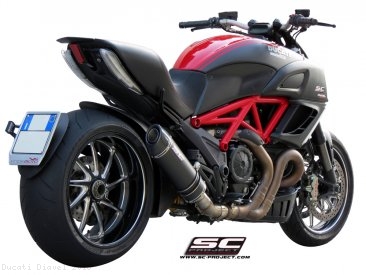 Oval Exhaust by SC Project Ducati Diavel 2013 D08 01C