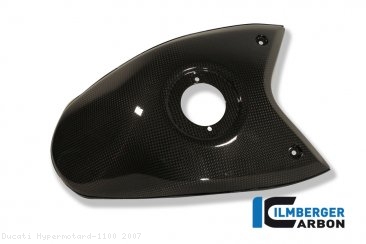 Carbon Fiber Center Tank Cover by Ilmberger Carbon Ducati / Hypermotard 1100 / 2007