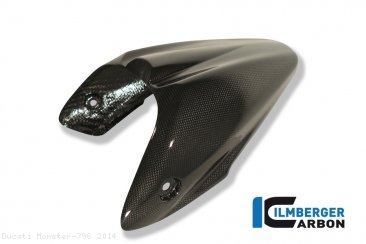 Carbon Fiber Passenger Seat Cover by Ilmberger Carbon Ducati / Monster 796 / 2014
