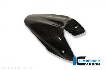 Carbon Fiber Passenger Seat Cover by Ilmberger Carbon Ducati / Monster 696 / 2014