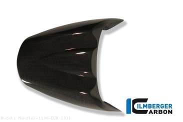 Carbon Fiber Passenger Seat Cover by Ilmberger Carbon Ducati / Monster 1100 EVO / 2011