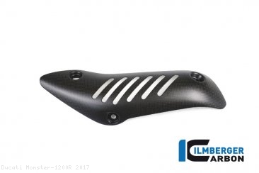 Carbon Fiber Exhaust Header Heat Shield by Ilmberger Carbon Ducati / Monster 1200R / 2017