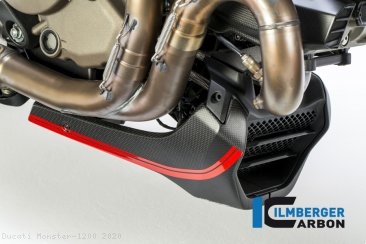 Carbon Fiber Bellypan by Ilmberger Carbon Ducati / Monster 1200 / 2020