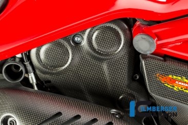 Carbon Fiber Vertical Belt Cover by Ilmberger Carbon Ducati / Monster 821 / 2017