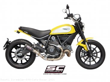 CR-T Exhaust by SC-Project Ducati / Scrambler 800 Cafe Racer / 2021