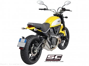 Conic "70s Style" Exhaust by SC-Project Ducati / Scrambler 800 / 2015