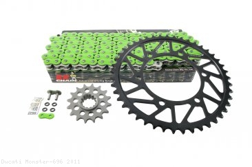 Superlite RS7 Series 520 Conversion Steel Sprocket & Chain Kit Ducati / Monster 696 / 2011