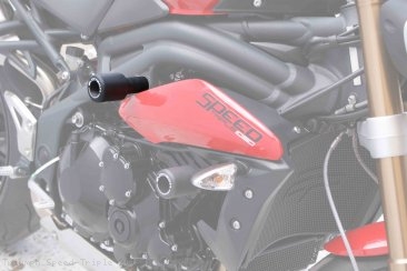 Upper Frame Sliders by Evotech Performance Triumph / Speed Triple / 2015