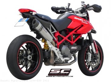 Oval Exhaust by SC-Project Ducati / Hypermotard 1100 EVO / 2011