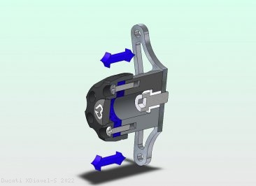 Frame Slider Kit by Gilles Tooling Ducati / XDiavel S / 2022