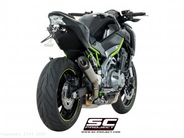 Forskellige ild Avl S1 Exhaust by SC-Project Kawasaki / Z900 / 2018 (K25-T41T)