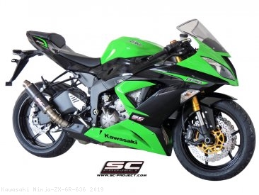 GP M2 Exhaust by SC-Project Kawasaki / Ninja ZX-6R 636 / 2019