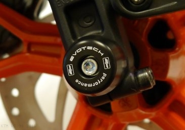 Front Fork Axle Sliders by Evotech Performance KTM / RC390 / 2016