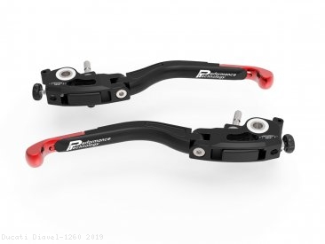 Adjustable Folding Brake and Clutch Lever Set by Ducabike Ducati / Diavel 1260 / 2019