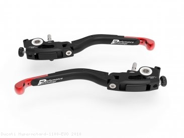 Adjustable Folding Brake and Clutch Lever Set by Ducabike Ducati / Hypermotard 1100 EVO / 2010