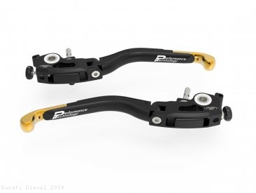 Adjustable Folding Brake and Clutch Lever Set by Ducabike Ducati / Diavel / 2010