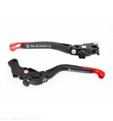 Adjustable Folding Brake and Clutch Lever Set by Ducabike Ducati / Hypermotard 939 / 2017