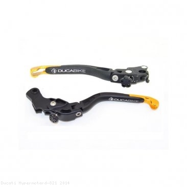 Adjustable Folding Brake and Clutch Lever Set by Ducabike Ducati / Hypermotard 821 / 2014