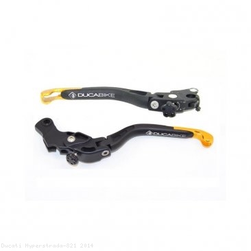 Adjustable Folding Brake and Clutch Lever Set by Ducabike Ducati / Hyperstrada 821 / 2014